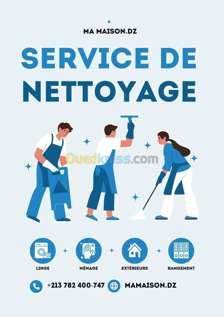 Société de nettoyage (Ma Maison Dz)