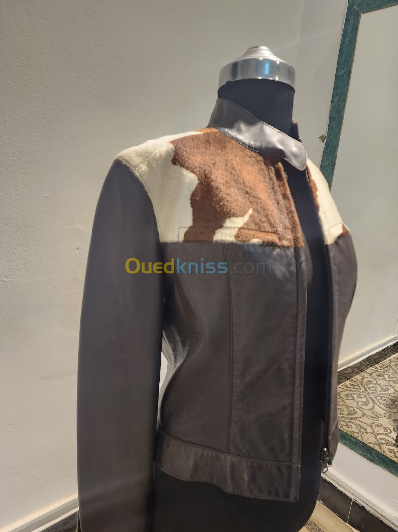 Veste en cuir