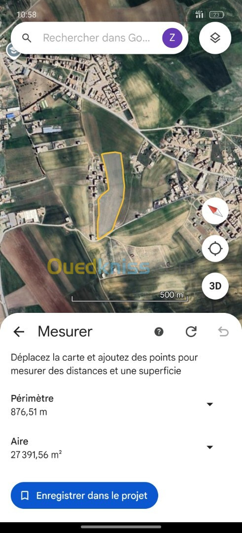 Vente Terrain Sétif El eulma