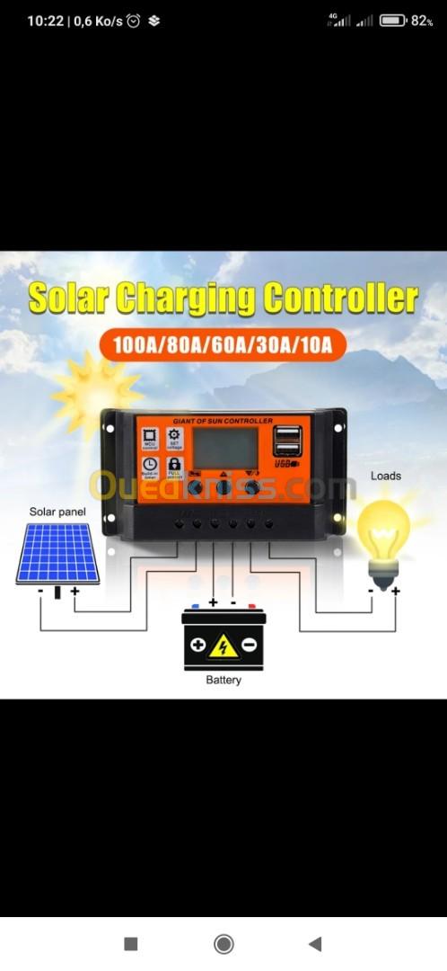 chargeur solaire 100A