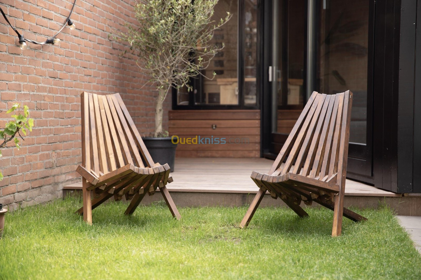 Chaises en bois pliantes scandinaves