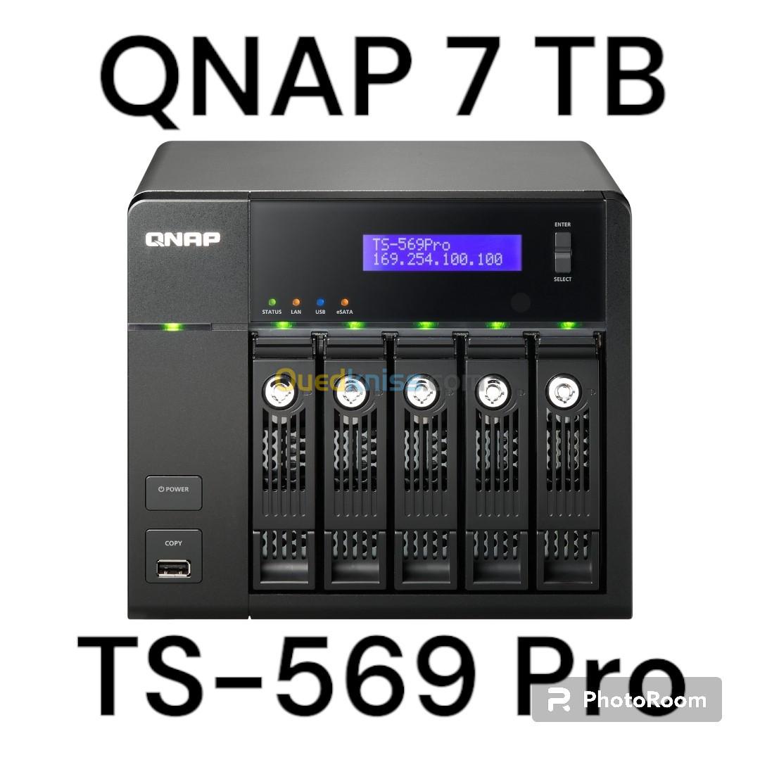NAS QNAP TS-569 Pro / 5 Baies / 7 Tb 4 Disques