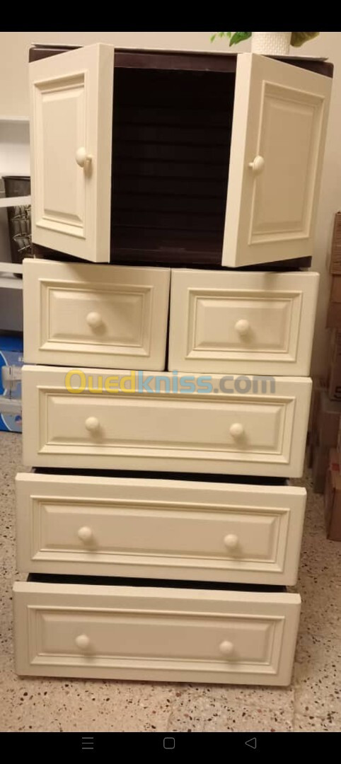 Armoire de rangement en plastique 