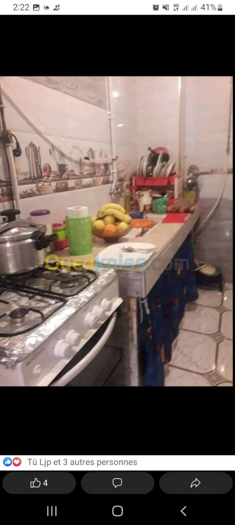 Vente Appartement F4 Sidi Bel Abbès Sidi lahcene