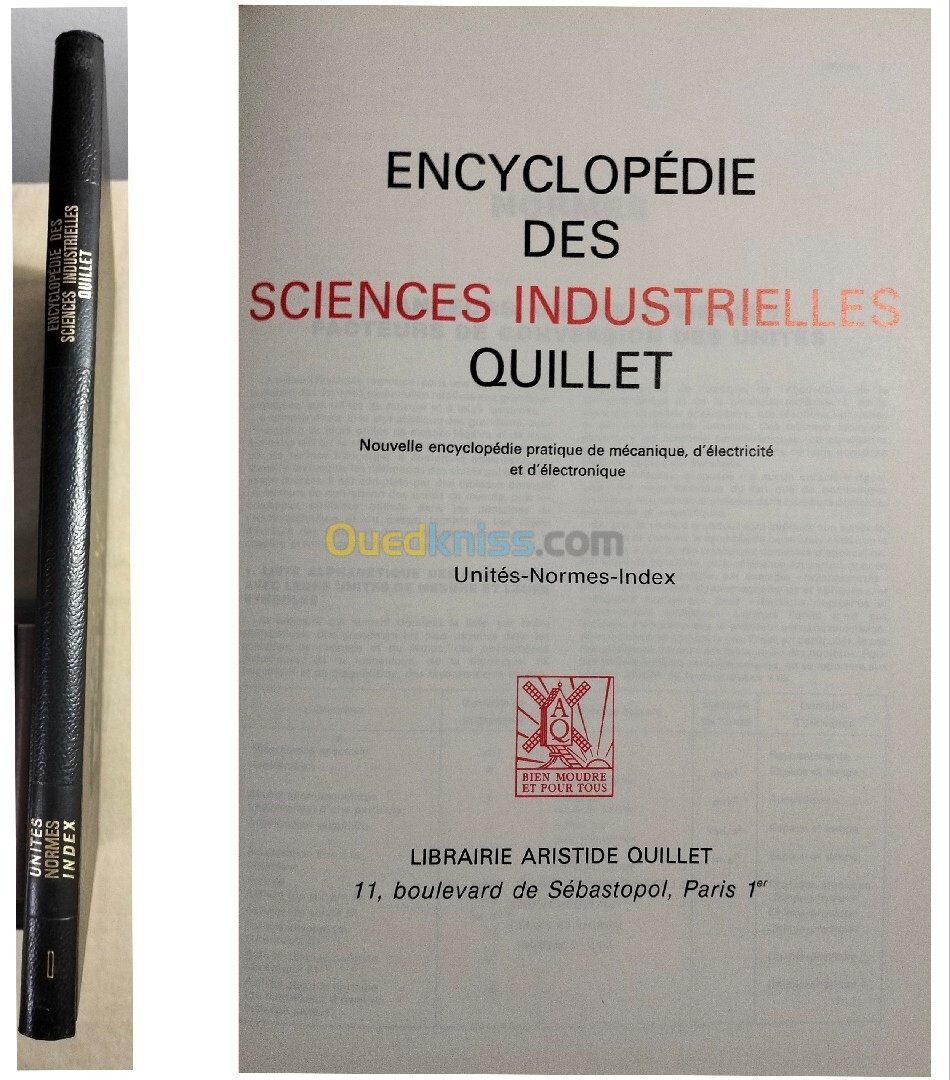 Encyclopédie des Sciences Industrielles QUILLET _1974-1973