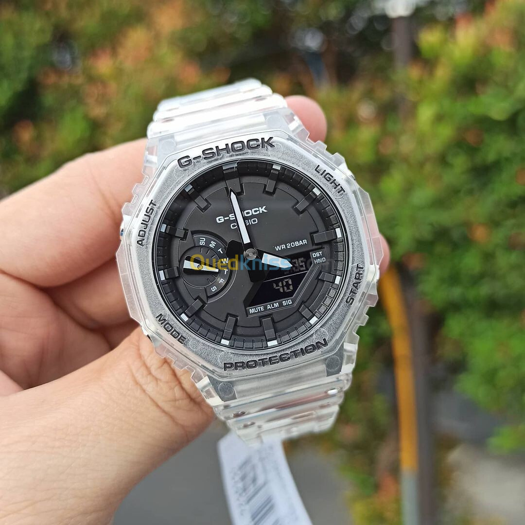 Montre Casio G-Shock fond noir_Transparent