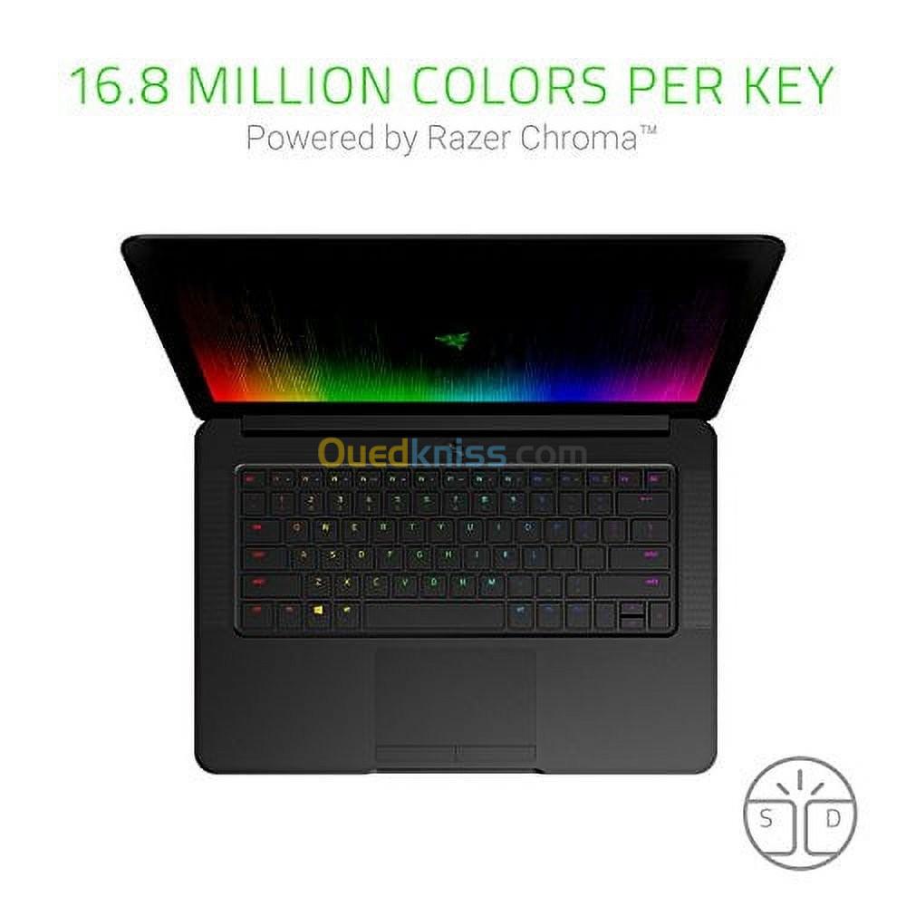 GAMING RAZER BLADE 19 - GTX 1060 6GB - i7 7700H - 256GB SSD NVME + 2TB HDD - 16GB RAM