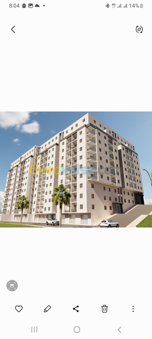 Vente Appartement F3 Alger Cheraga