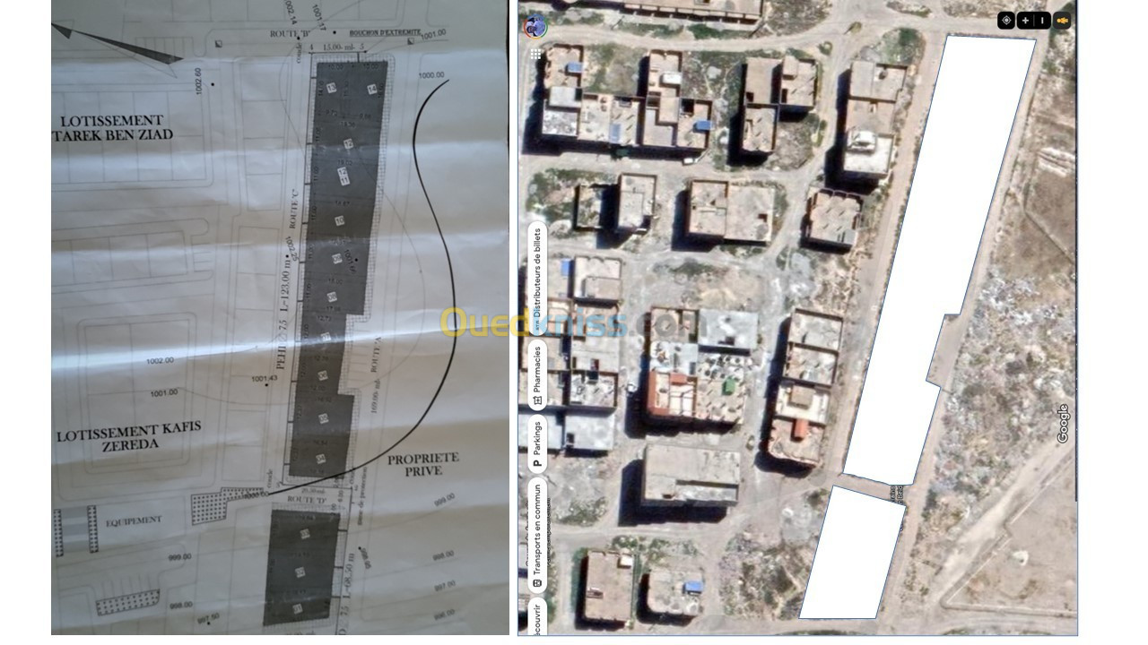 Vente Terrain Oum el bouaghi Ain beida