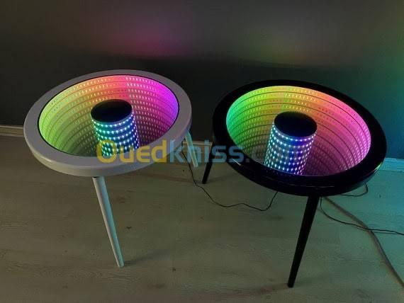 Table led infini moderne 