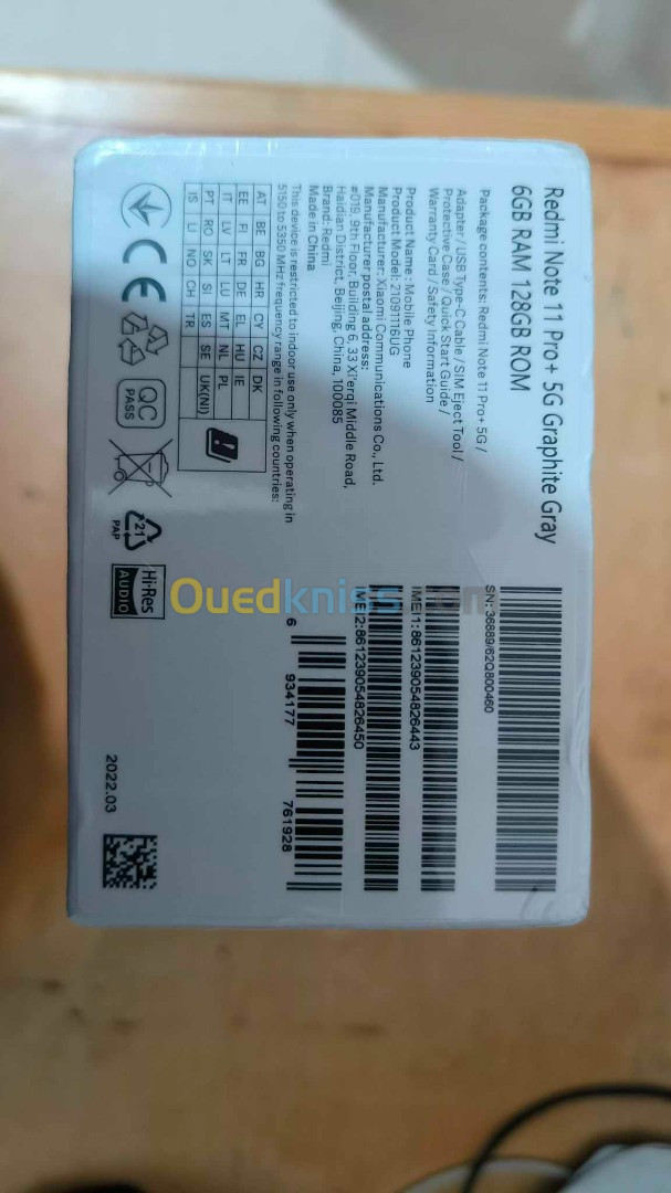 Xiaomi Redmi Xiaomi Redmi Note 11 Pro 5g Plus