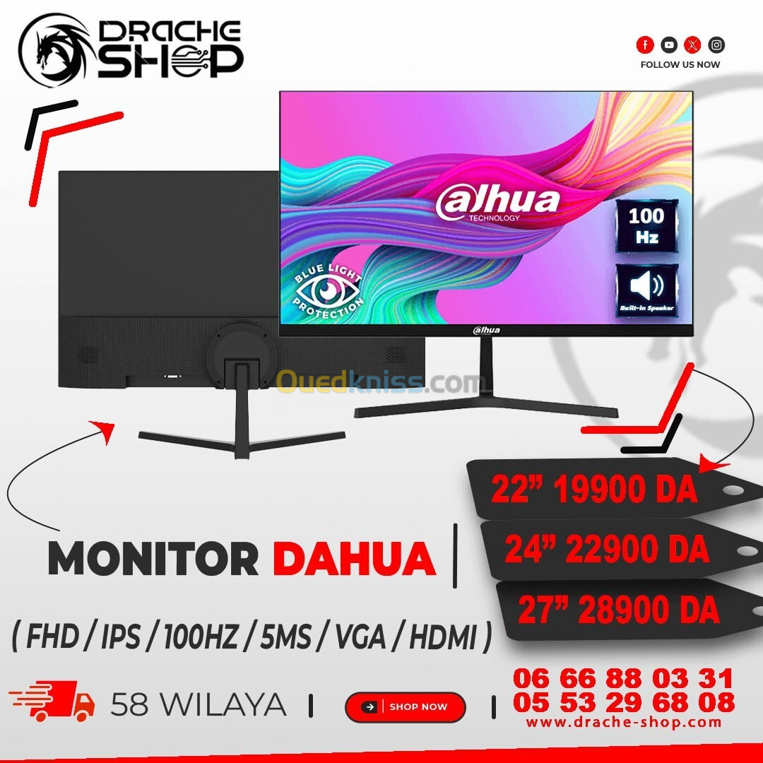 Monitor DAHUA 100HZ FHD IPS