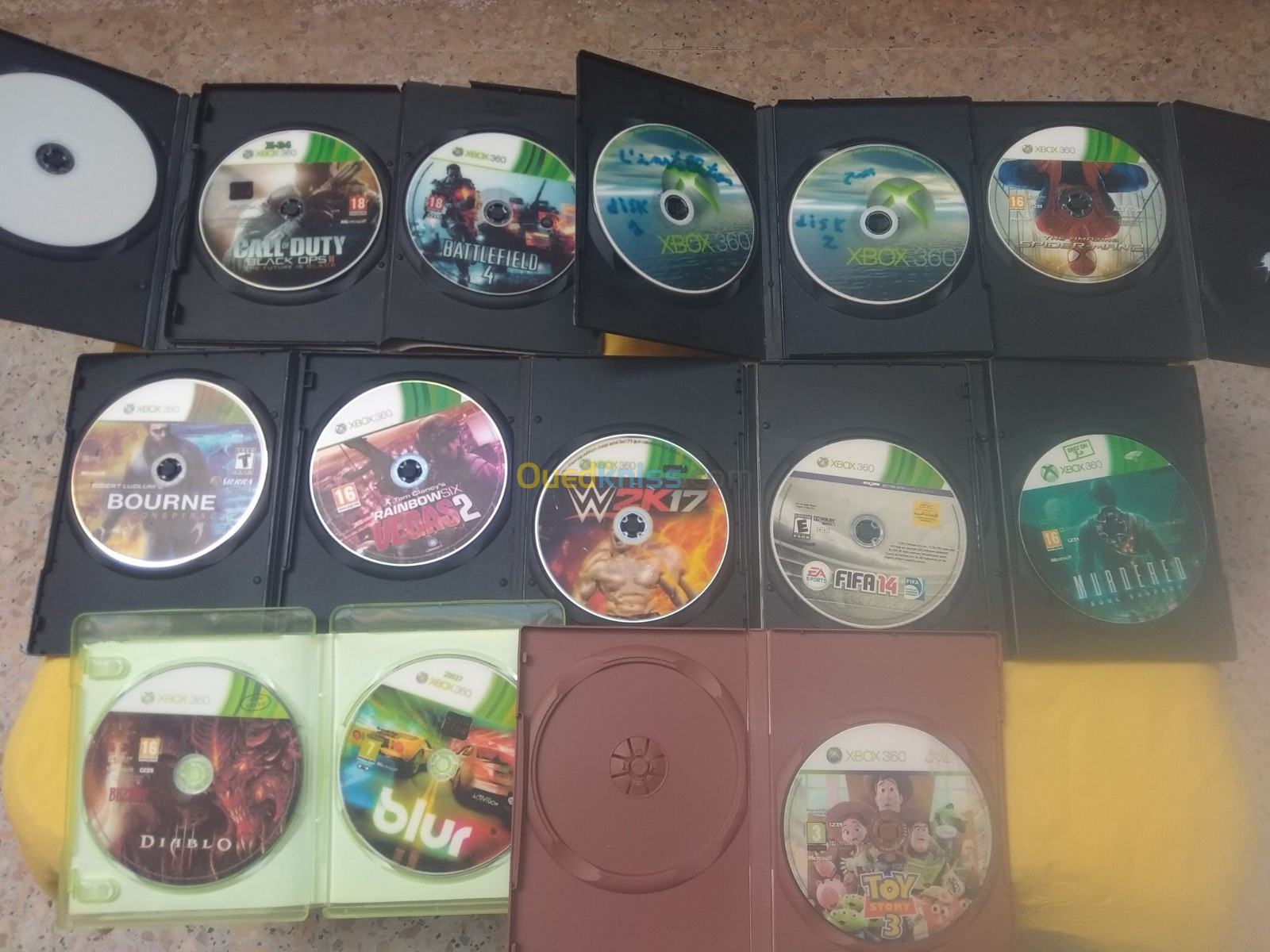 Lot 14 CD Gravé Xbox 360 