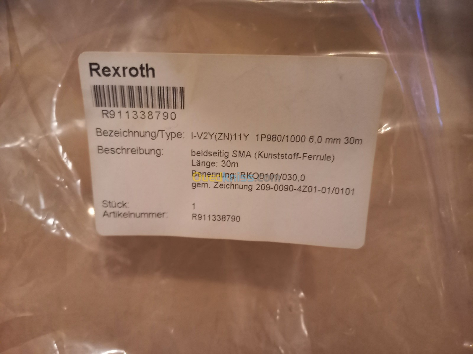 CABLE DE CONNEXION 30ML REXROTH