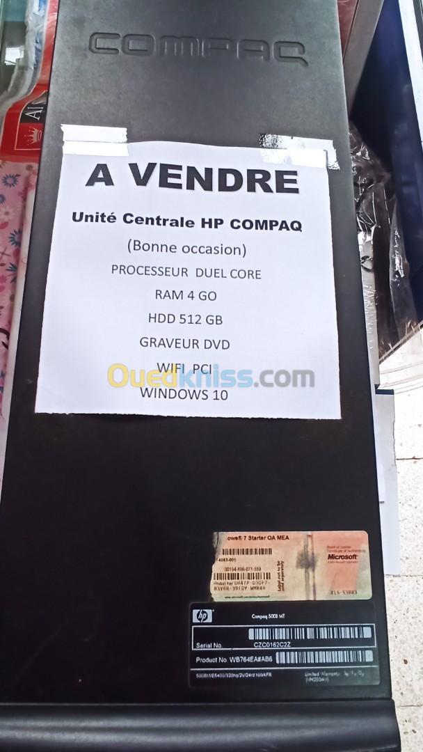  A vendre Unité Centrale HP COMPAQ