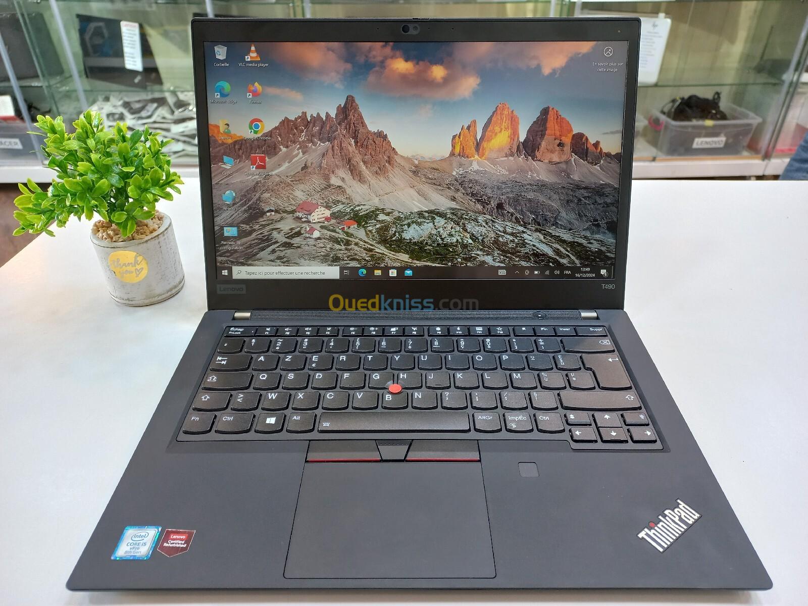 LENOVO THINKPAD T490 i5 8th 16GB 256SSD 14P TACTILE 