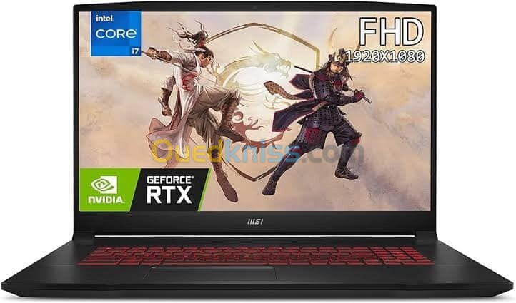 MSI KATANA GF76 12UE  Gaming i7 12th 16GB 512ssd 17P 144Hz NEUF