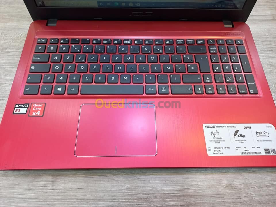 Asus D540y 04GB 500Gb 11P Tactile