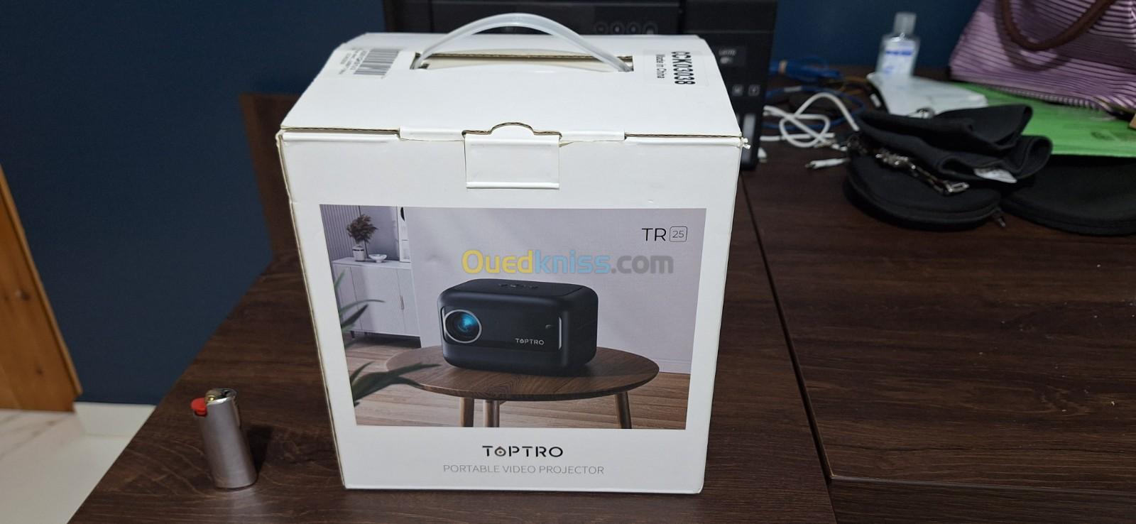 Projecteurs TOPTRO TR25 MINI Projecteur WiFi Bluetooth Projecteur