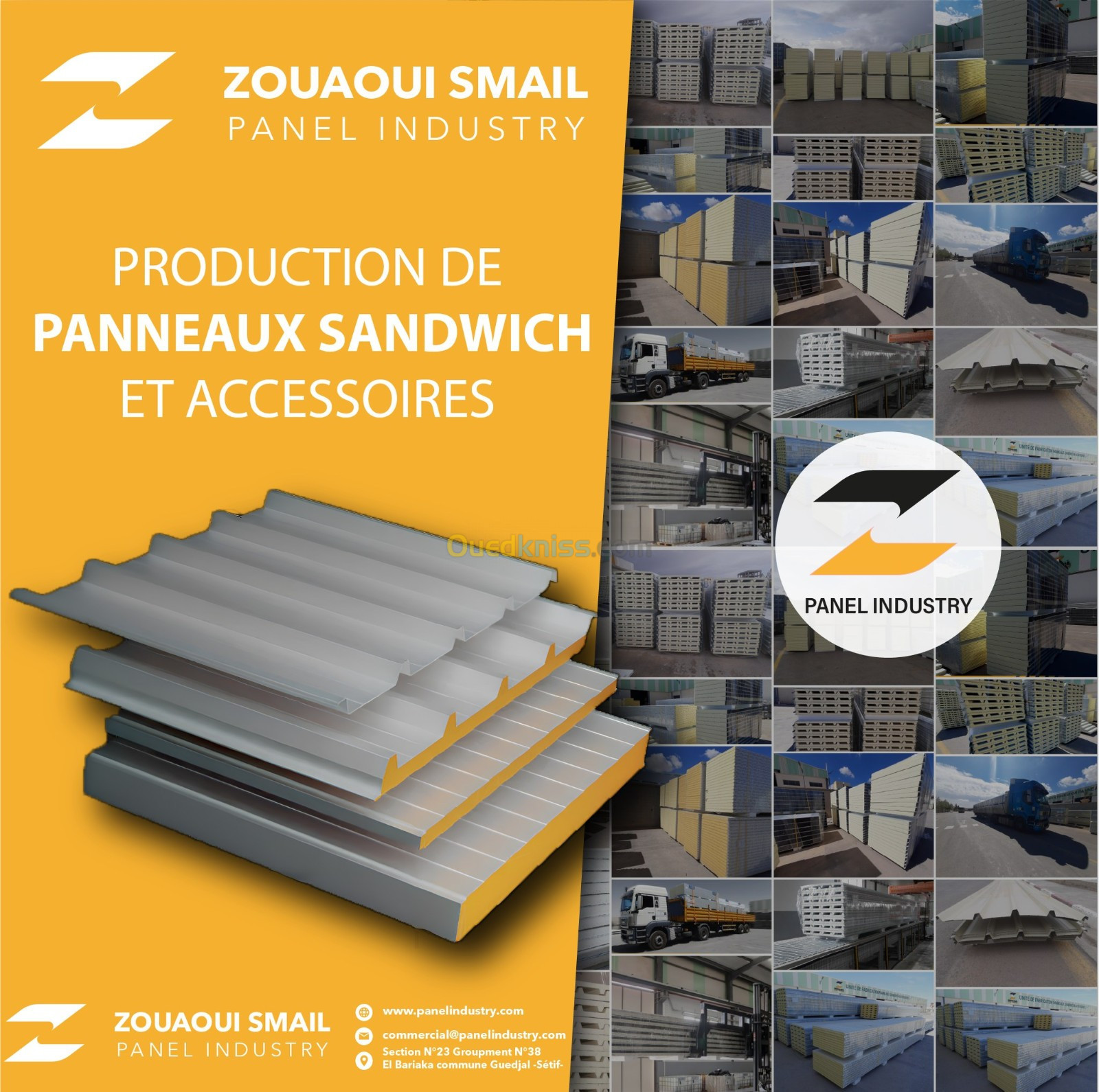 Panneaux sandwich et accessoires