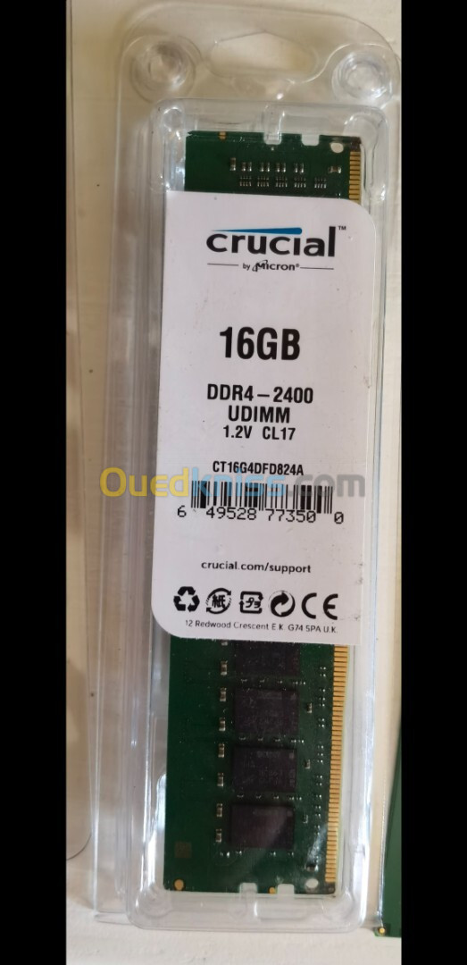 Crucial 16gb 2400mhz