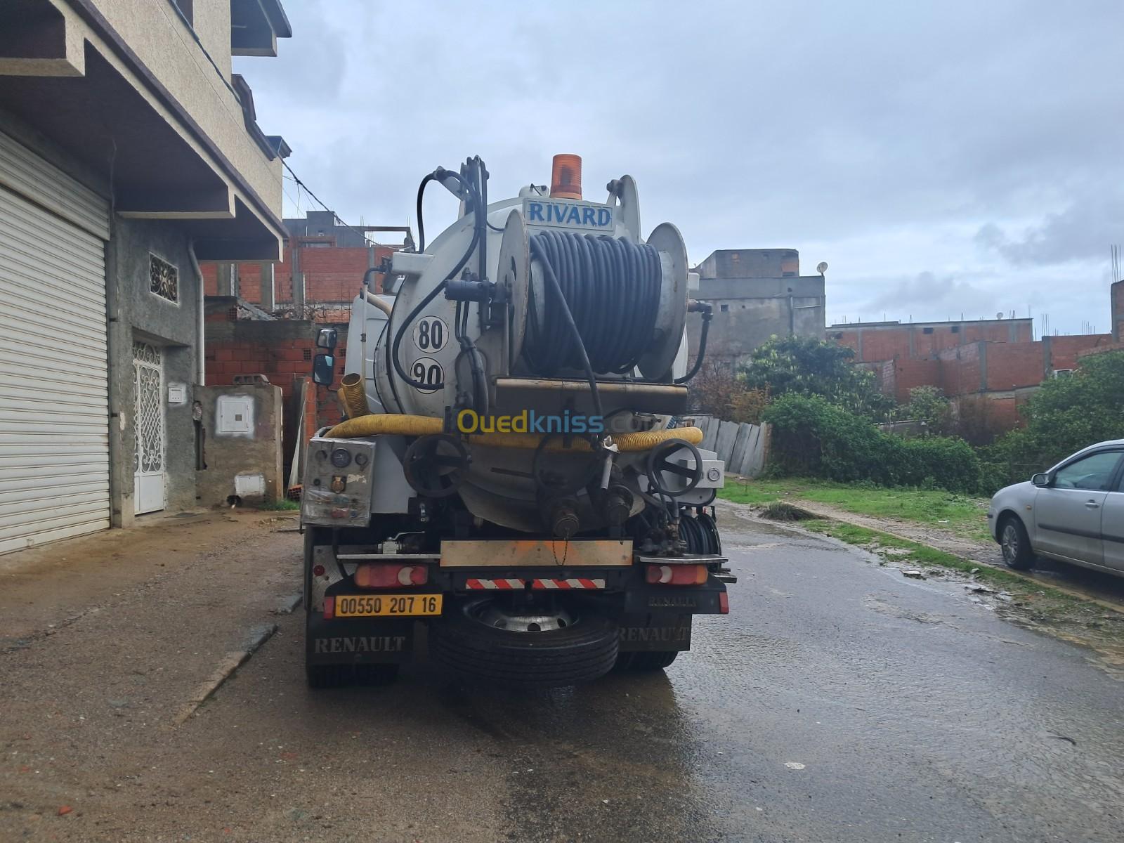 camion  débouchage canalisation curage vidange 