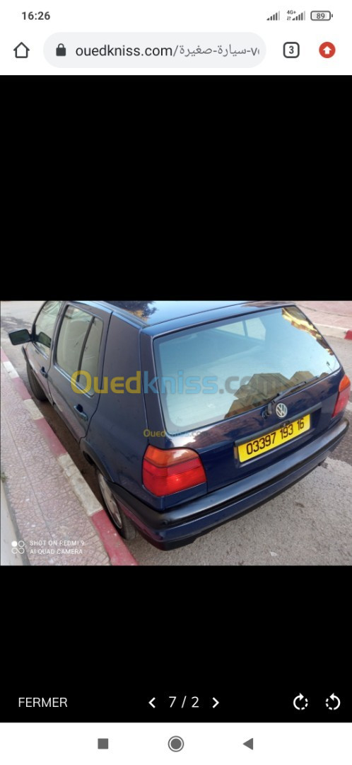 Volkswagen Golf 3 1993 Golf 3