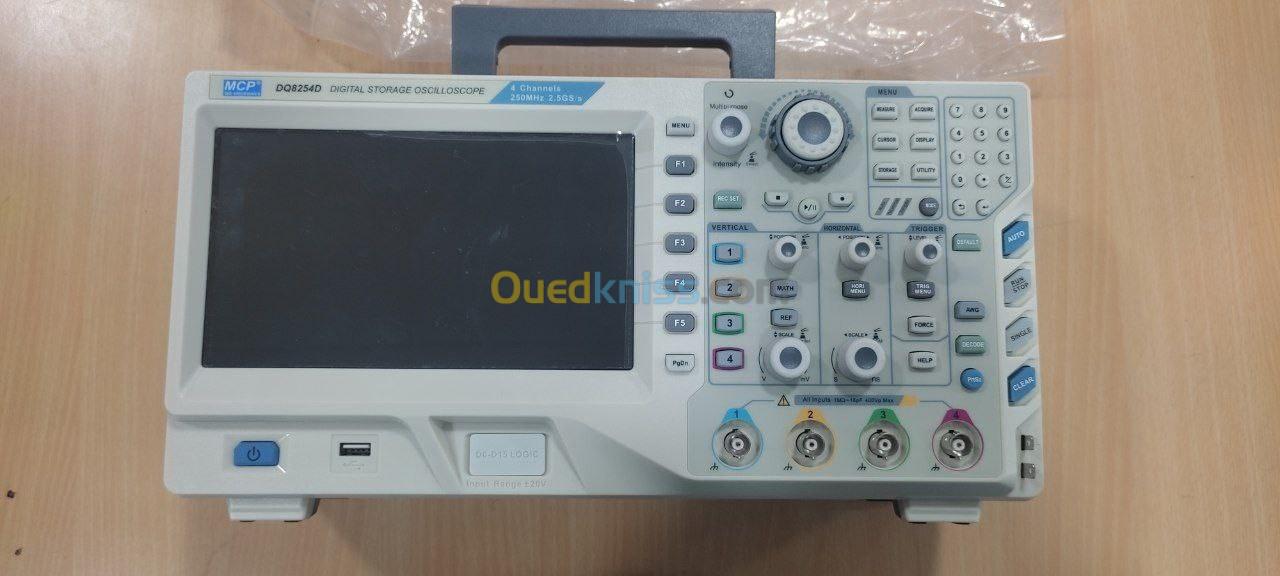 OSCILLOSCOPE à stockage numérique MCP DQ8000D/DQ8254D, 2 ou 4 canaux, 150MHz, 250MHz