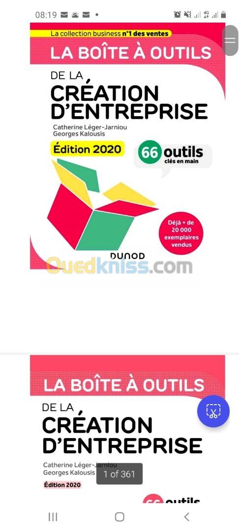 Livres en PDF Boîte à outils en Management et gestion de l'ensemble des fonctions de l'entreprise. 