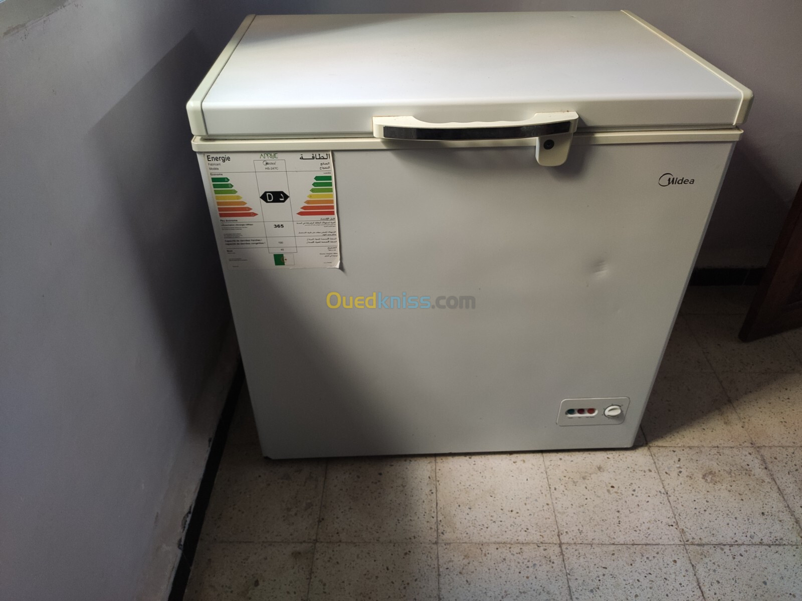 Congélateur midea 190L