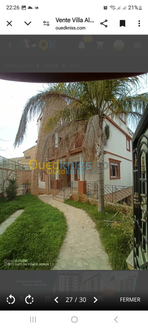 Vente Villa Alger El biar