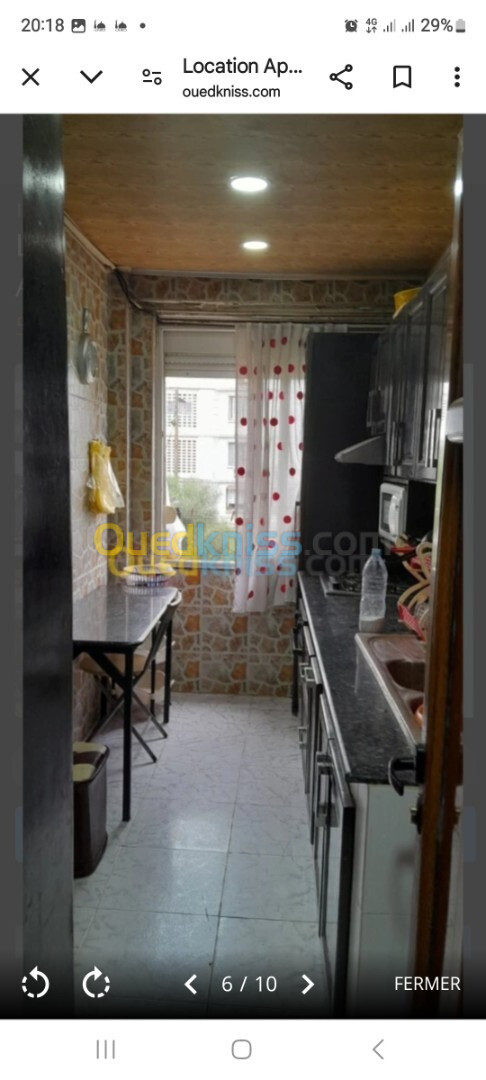 Location Appartement F2 Alger Chevalley