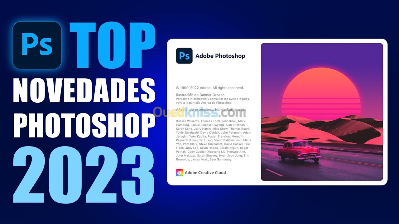 Tous les produits Adobe CC : Adobe Photoshop, Illustrator, After effect , Adobe Premiere pro 2023