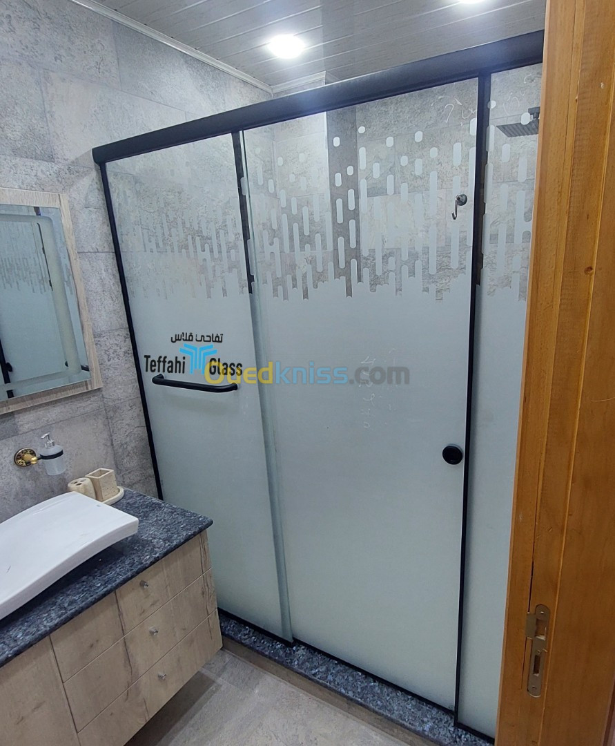 Cabine de douche sur mesure 