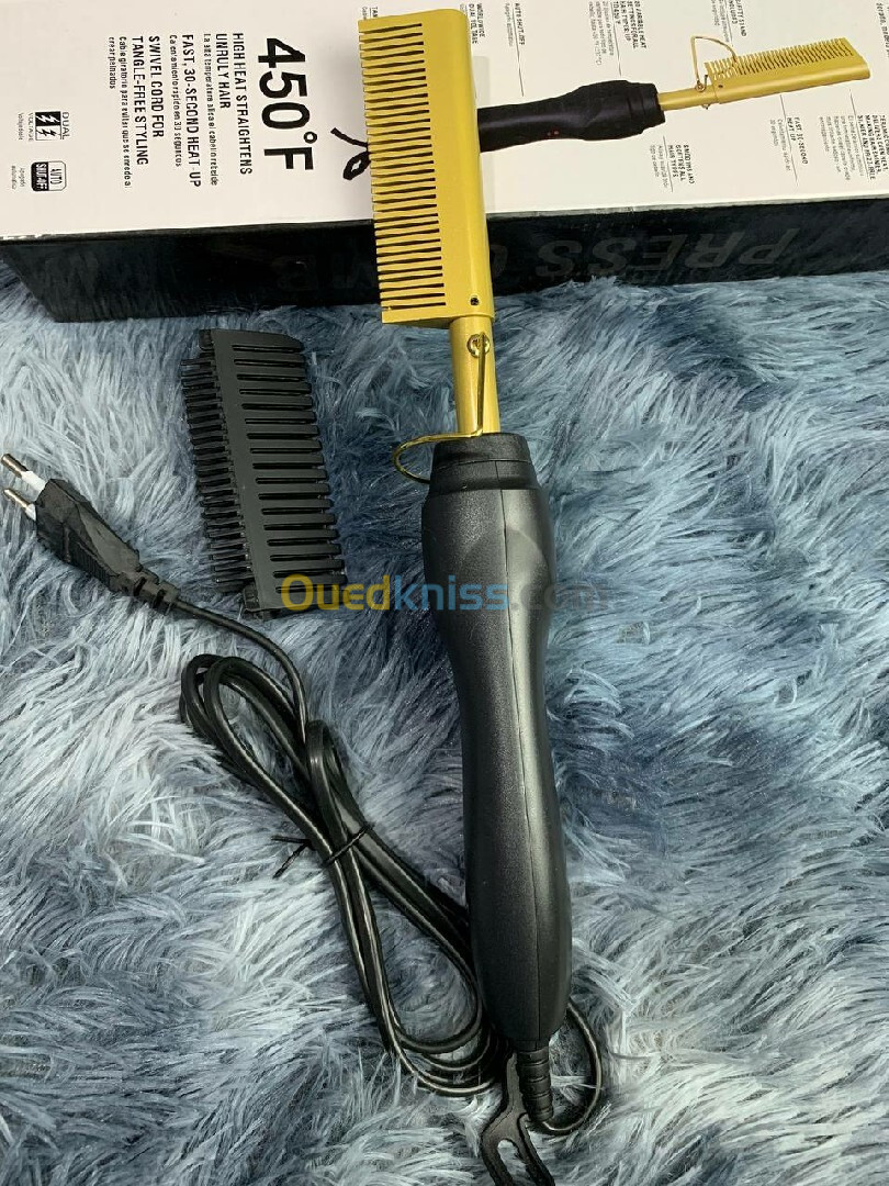 Brosse a cheveux professionnel electrique en alliage daluminium pour cheveux secs ou mouillés