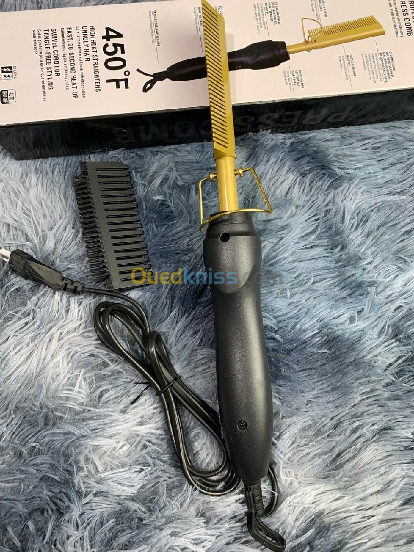 Brosse a cheveux professionnel electrique en alliage daluminium pour cheveux secs ou mouillés