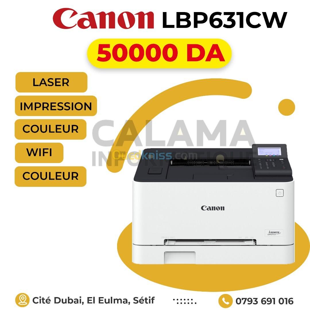 IMPRIMANTE Canon LBP631Cw LASER COULEUR MONOFUNCTION WIFI