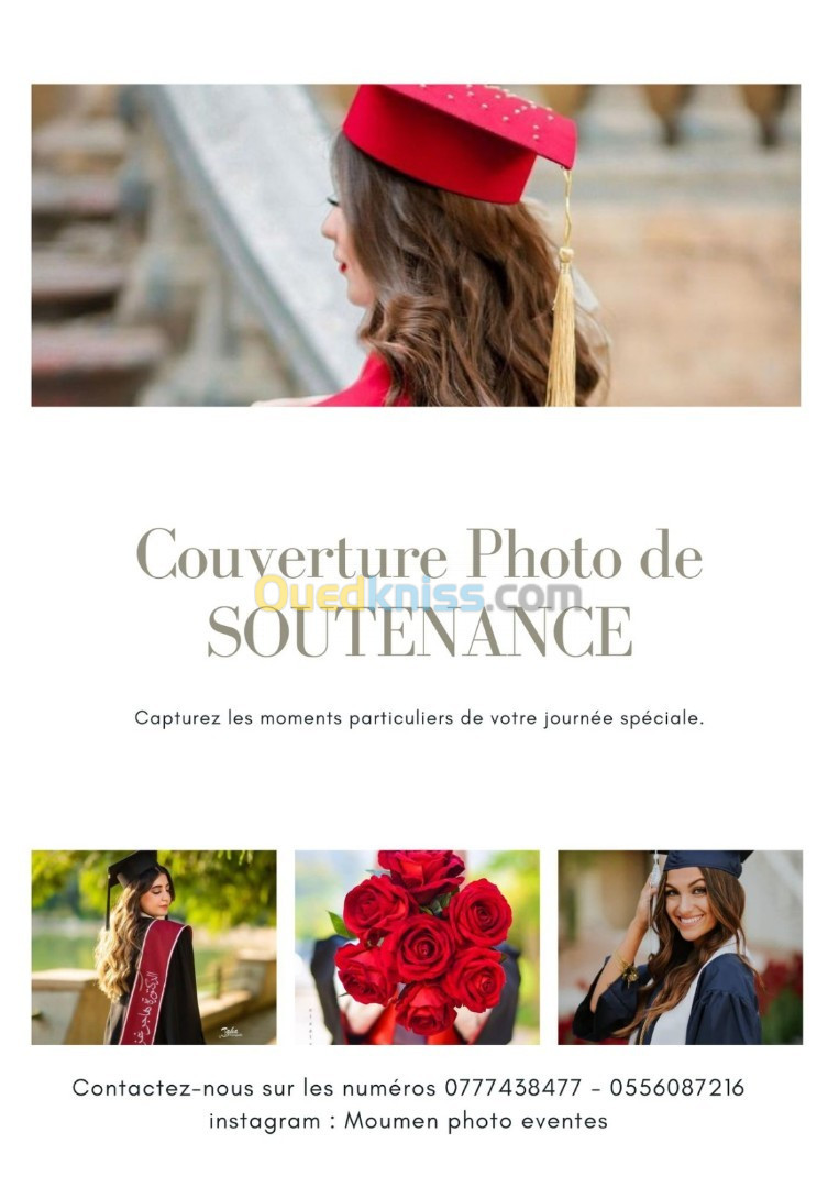 Photographe pour votre soutenance 