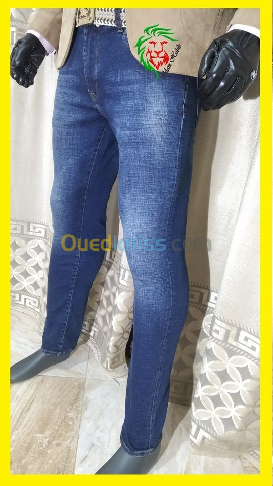 موديل سروال جين فالشباب حطة PANTALON JEAN HOMME ORIGINAL 100% TRES CHIC SUPER QUALITE GERMANY