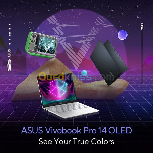 Asus Vivobook Pro 15 M3500QC-OLED0R7W Creator Laptop - Ryzen 7 3.2GHz 16GB 1TB 15.6inch FHD  