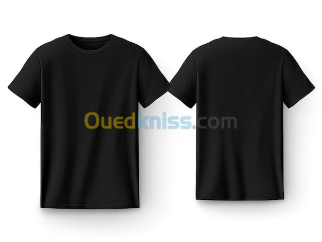 Tshirt noir ou blanc haute qualité 100% coton, 180g(vente en serie S/M/L/XL/XXL)