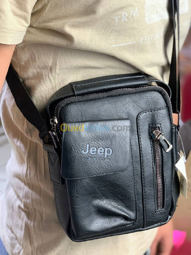 Sacoche jeep en cuir imperméable v1