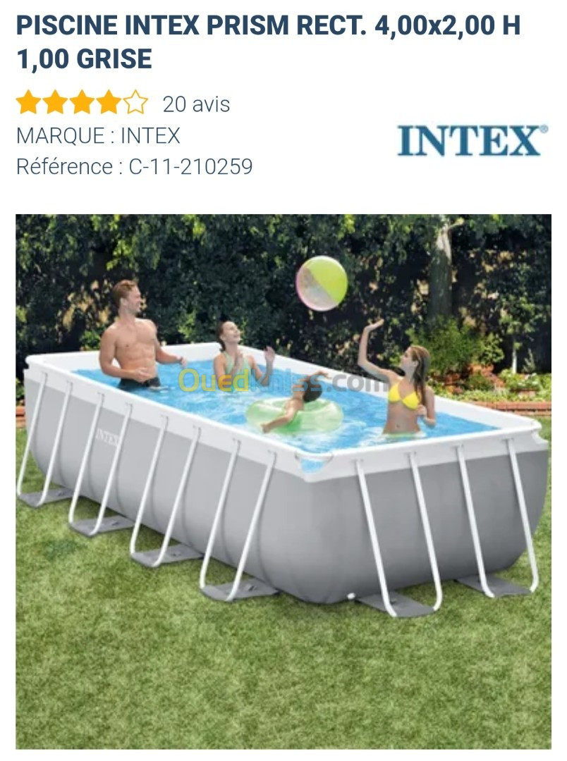 Piscine Intex 4m x 2m