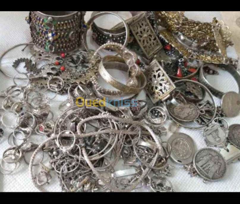Achat feda cassé (argent casse) ou bijoux  kabyle même bijoux chaoui a un bon prix
