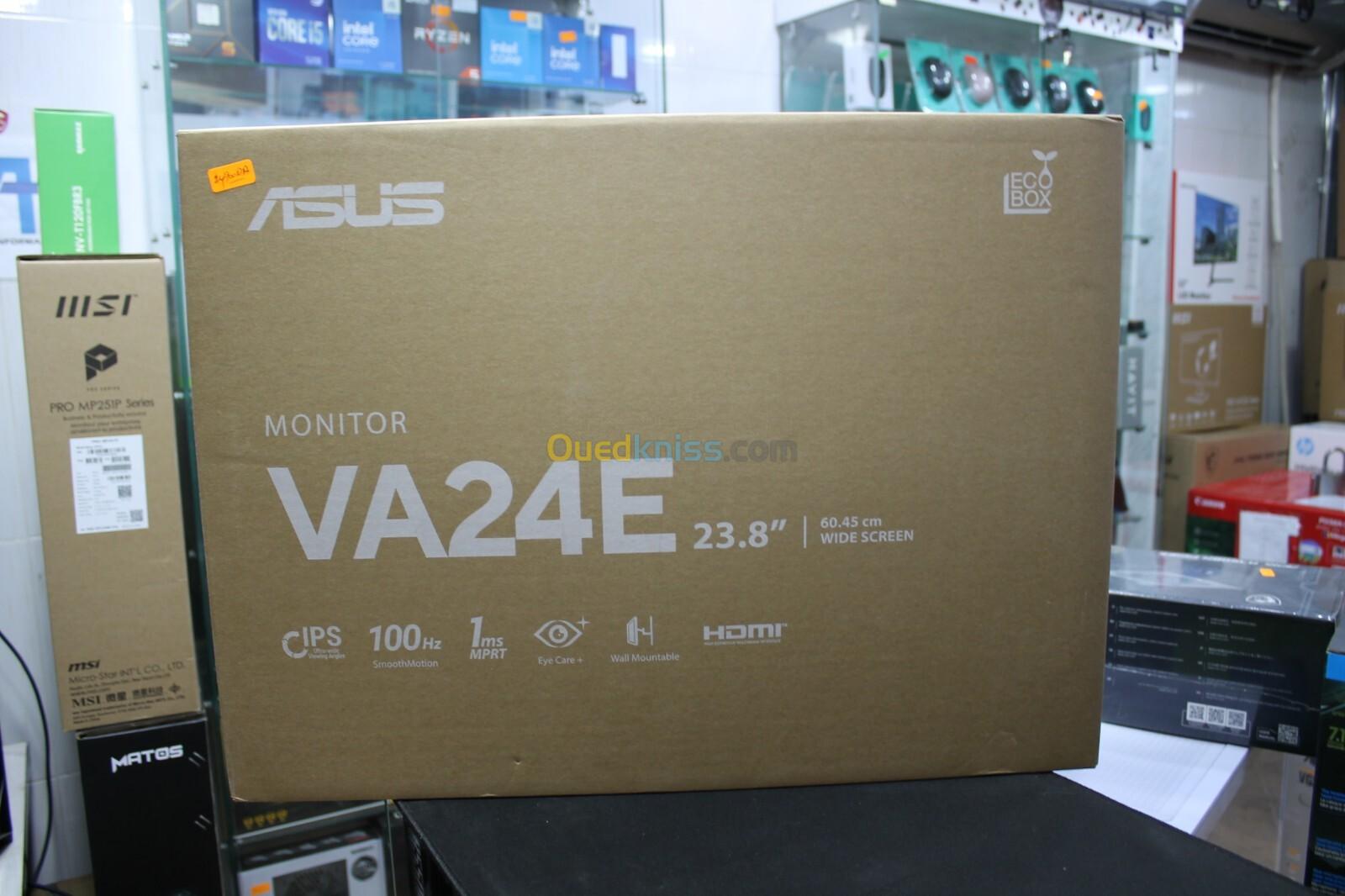 ECRAN ASUS VA24EHF Eye Care Gaming Monitor 24 PUCES IPS, Full HD, 100Hz 1ms