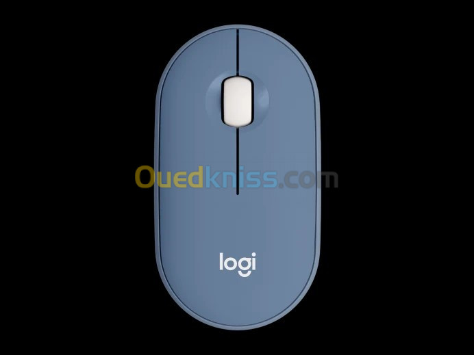 souris Logitech Pebble M350 ( blue / white )