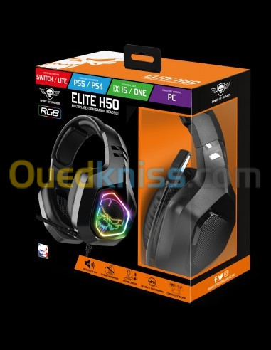 casque gaming spirit of gamer ELITE-H50 DARK EDITION