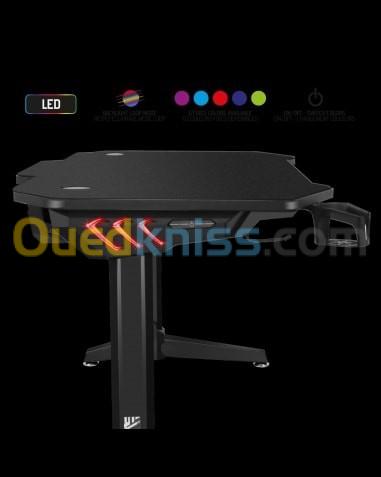 Table gamer Spirit of gamer HEADQUARTER 400 - RGB - Grande tail
