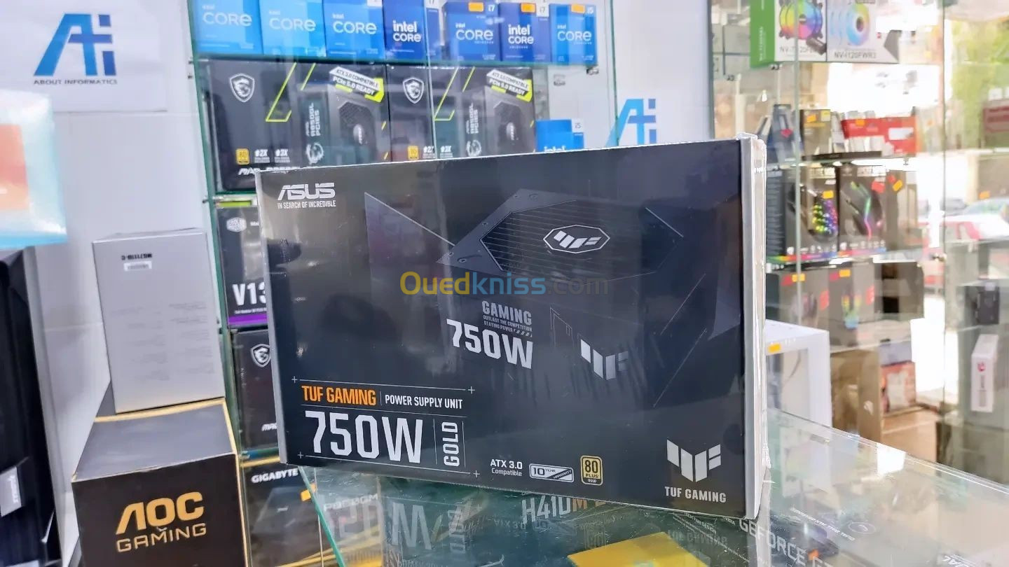 Alimentation ASUS TUF GAMING 750W / 850W / 1000W 80 GOLD FULL MODULAR