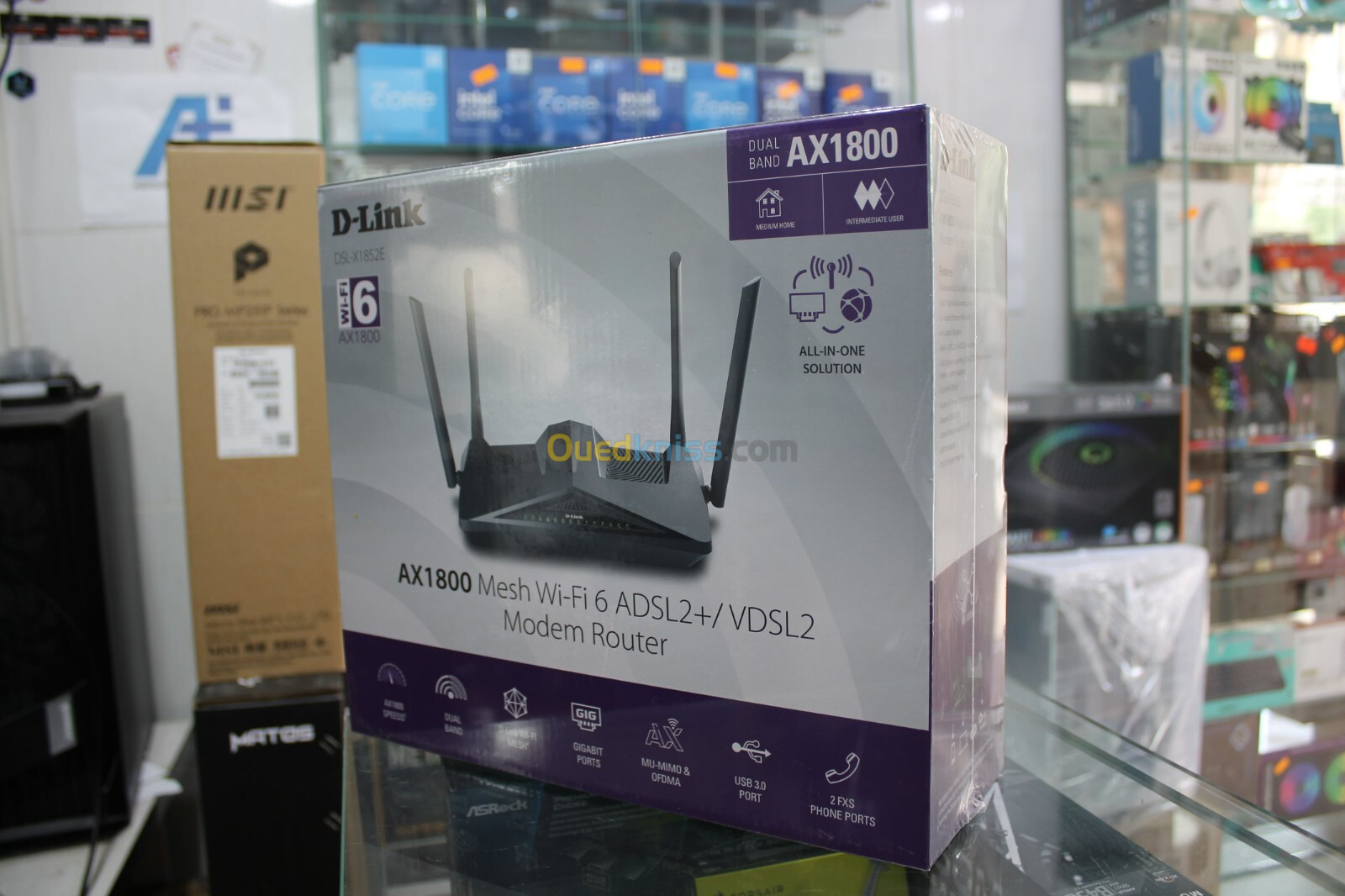 Modem D-LINK  AX1800 Wi-Fi 6 VDSL2/ ADSL2+ Modem Router